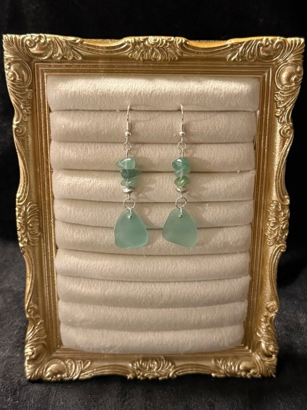 Caribbean Seafoam – Puerto Rico Sea Glass Earrings